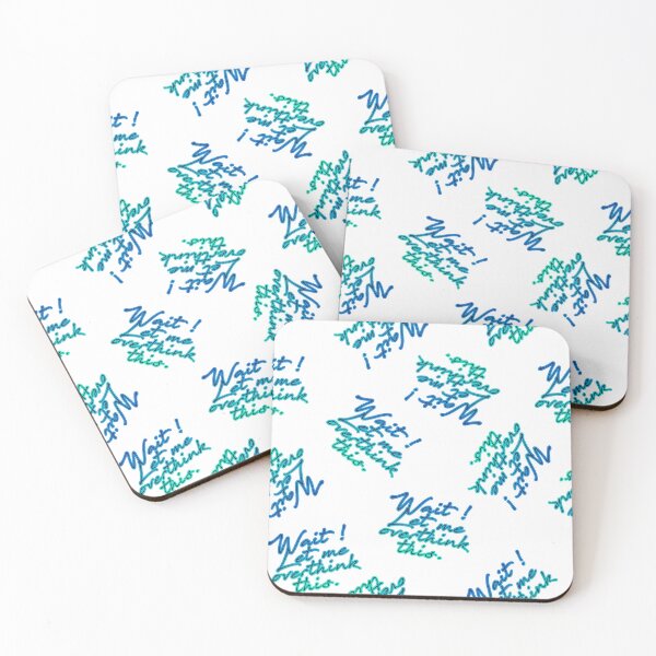 Item preview, Wait let me overthink this humorous slogan designed and sold by Anne Londez Studio.
