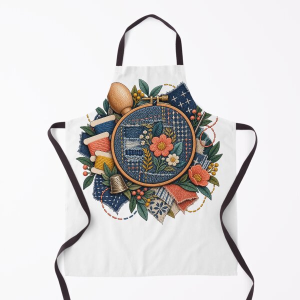 Item preview, Decorative Visible Mending Embroidery Hoop Art designed and sold by UrbanCanvvas.