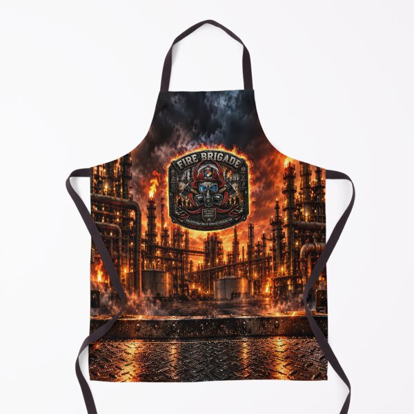 Item preview, Fire Brigade American Flag Industrial Firefighter Hazmat Rescue Badge designed and sold by artistwill.