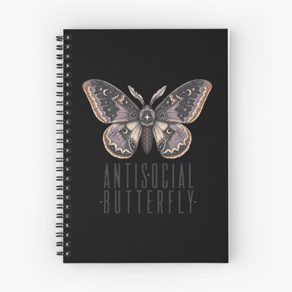 Item preview, Antisocial Butterfly Shirt, Comfort Colors® Moth Witch Tee, Gothic Halloween Introvert Graphic designed and sold by TshirtsLabs.