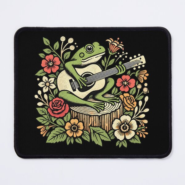 Item preview, Funny Frog Guitar Tree designed and sold by oldpussboss.