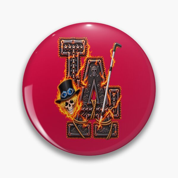 Item preview, Sabo Skeleton Fire Los Angeles Streetwear Vector Monogram designed and sold by Francisbb.
