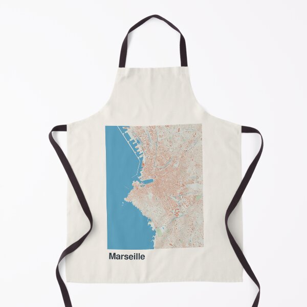 Item preview, Marseille Minimalistic Map Art designed and sold by MapsNerd.
