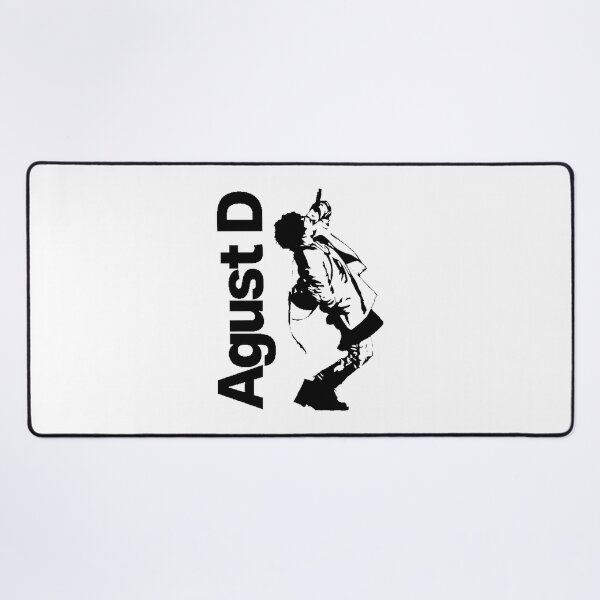 Item preview, AGUST D Black Ink Artistic Design with Bold Typography designed and sold by SpaceWaifu.