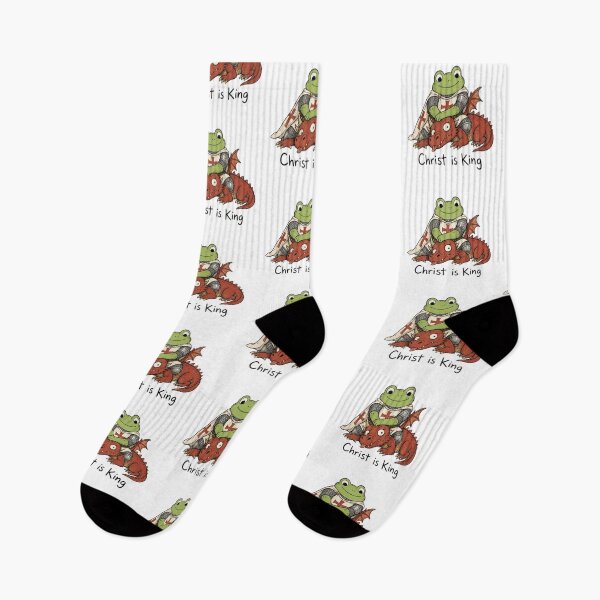 Item preview, Christ Is King Crusader Frog – Vintage Christian Warrior – Retro Religious Toad T-Shirt designed and sold by CiKmerch.