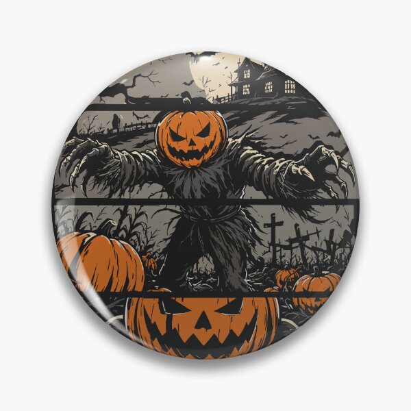 Item preview, Halloween Horror Movie Monsters - Spooky Pumpkin Scarecrow designed and sold by legendaryskins.