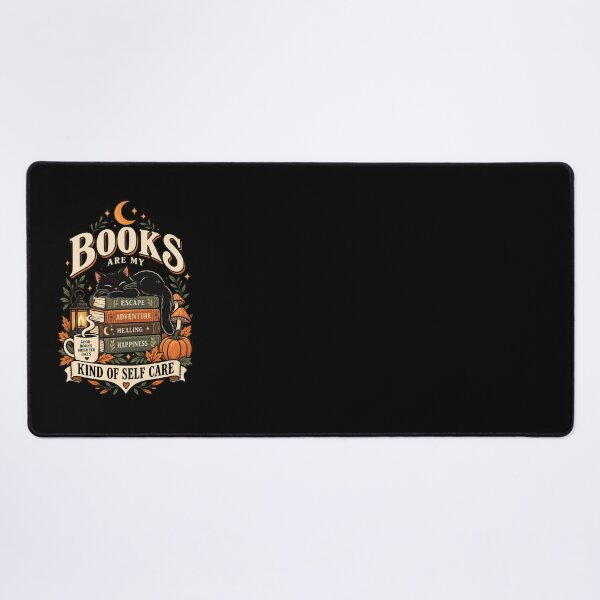 Item preview, Books Are My Kind of Self Care - Cozy Black Cat Book Lover designed and sold by Ridaelb.