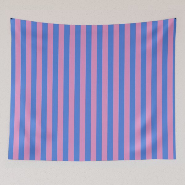 Item preview, Pink and Blue Retro Striped Pattern designed and sold by jianina-alondra.