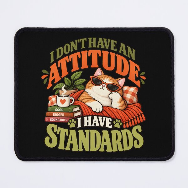 Item preview, I don't have an attitude. I have standard. designed and sold by tnwbank.