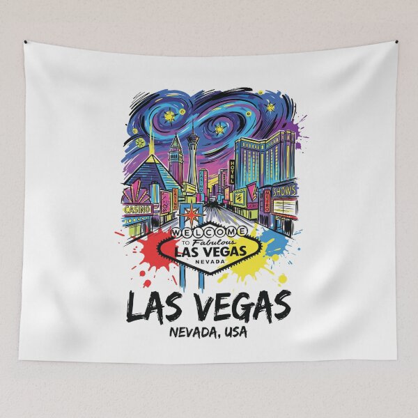 Item preview, Las Vegas Strip Nevada USA Art Print designed and sold by Merch by Das Design Studio.