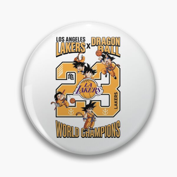 Item preview, Kid Goku Dragon Ball Lakers Basketball Crossover designed and sold by BlasiseDS.