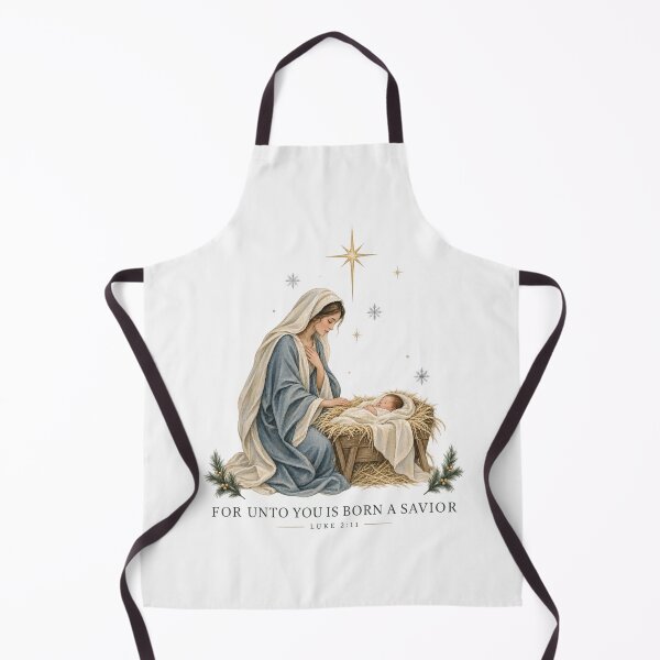 Item preview, For Unto You Is Born A Savior Luke 2:11 Mary And Jesus Christmas designed and sold by PhylonBoxx.