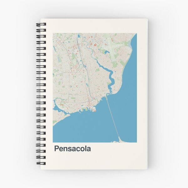 Item preview, Pensacola Minimalistic Map Art designed and sold by MapsNerd.