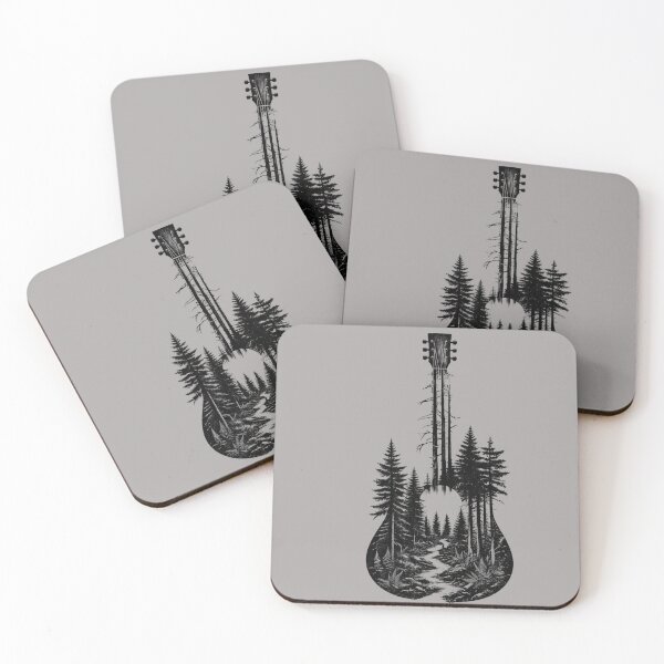 Item preview, Forest Guitar Woodland Music Tee designed and sold by oldpussboss.
