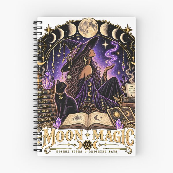 Item preview, Moon Magic Witch Celestial Mystical Design designed and sold by A Light Worker.