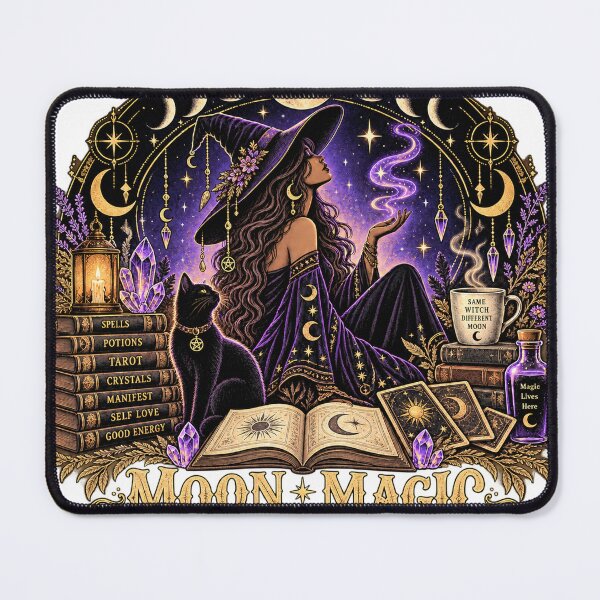 Item preview, Moon Magic Witch Celestial Mystical Design designed and sold by A Light Worker.