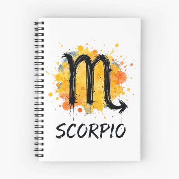 Item preview, Scorpio Zodiac Sign Watercolor Grunge Yellow Orange Art designed and sold by Vibe-Vary.
