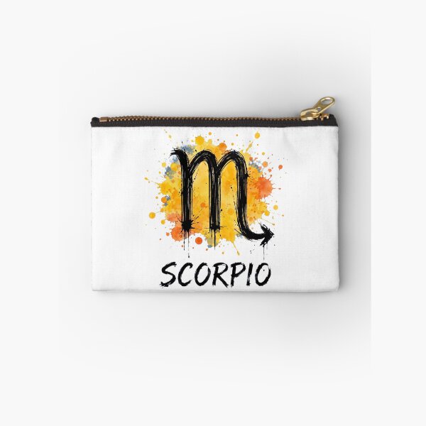 Item preview, Scorpio Zodiac Sign Watercolor Grunge Yellow Orange Art designed and sold by Vibe-Vary.