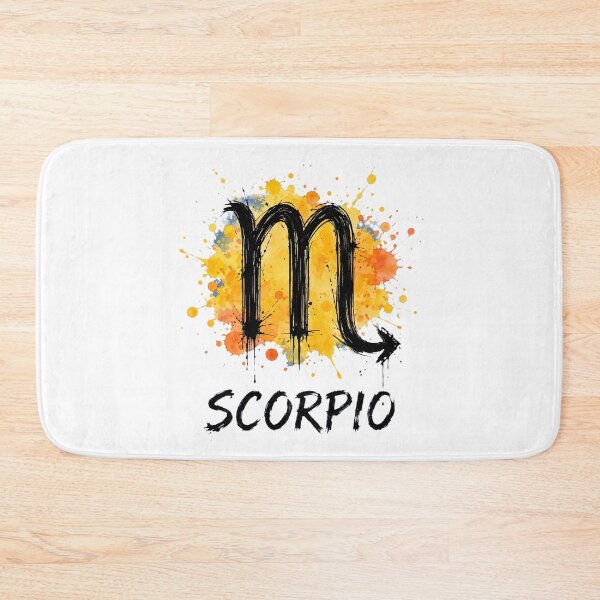Item preview, Scorpio Zodiac Sign Watercolor Grunge Yellow Orange Art designed and sold by Vibe-Vary.