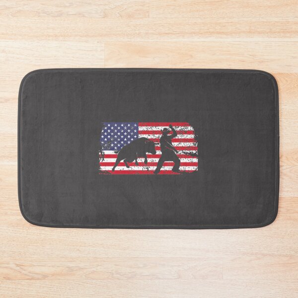 Item preview, Patriotic Bullfighter Rodeo Clown Design with US Flag Elements designed and sold by hannahnormann.