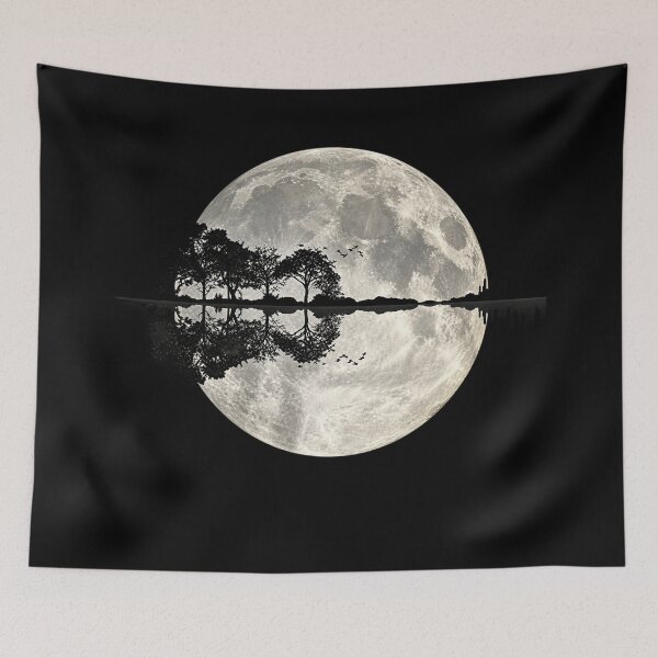 Item preview, Moonlight Nature Guitar Tree designed and sold by oldpussboss.