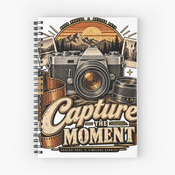 Item preview, Capture The Moment Retro Camera Photography Vintage Design designed and sold by A Light Worker.