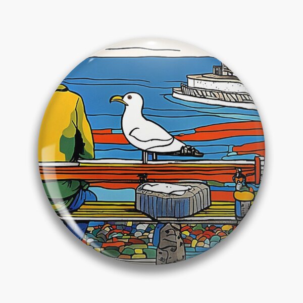 Item preview, The Seagull patiently waits designed and sold by George Hutton Hunter.