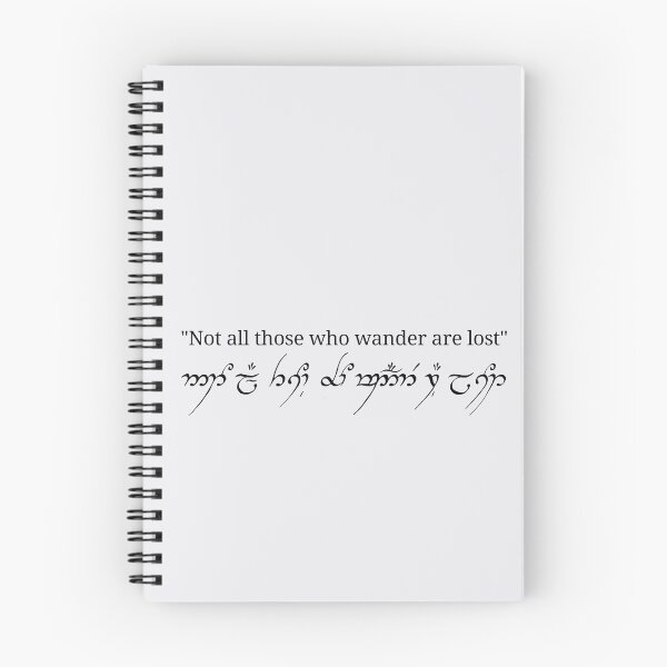 Item preview, Doodle Quote Not All Those Who Wander Are Lost  designed and sold by Izaa-aart.