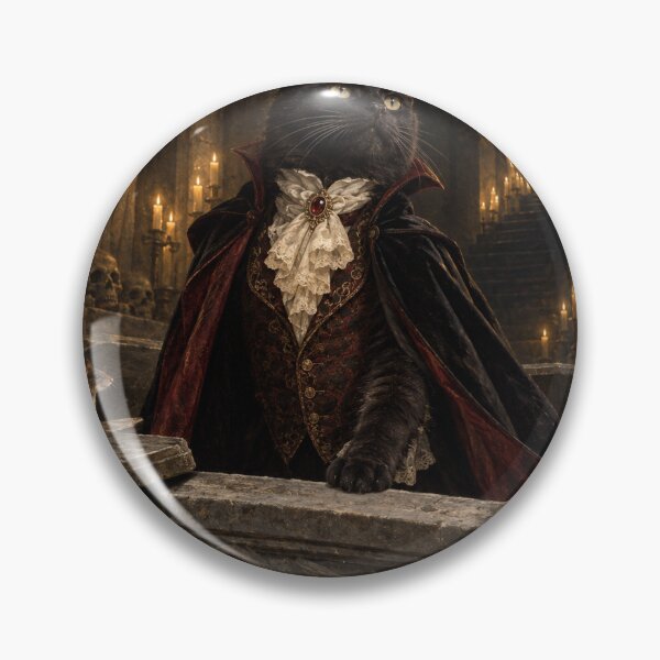 Item preview, Aristocratic Cat Rising From Coffin designed and sold by Ocelot-T.