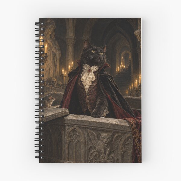 Item preview, Aristocratic Cat Rising From Coffin designed and sold by Ocelot-T.