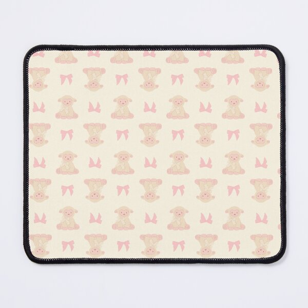Item preview, Coquette Cute Lamb and Bows Pattern designed and sold by miawgigi.