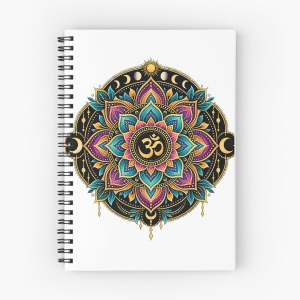 Item preview, Om Mandala Spiritual Meditation Sacred Geometry Design   designed and sold by A Light Worker.
