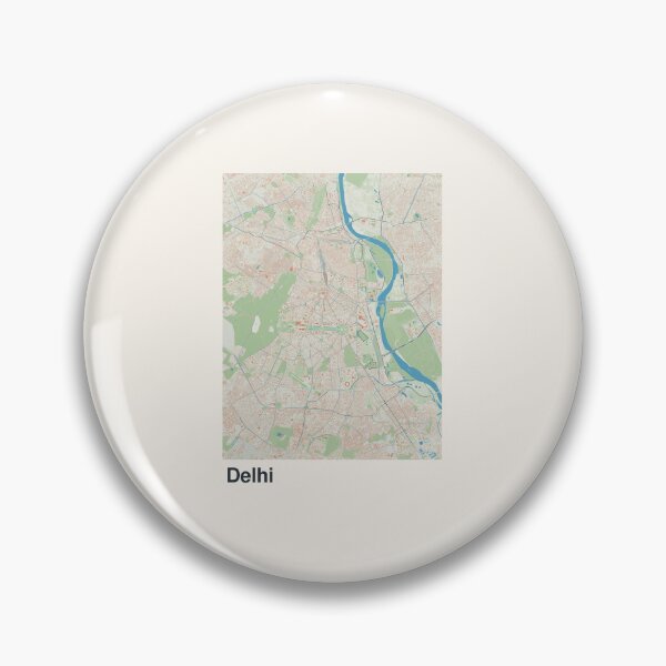 Item preview, Delhi Minimalistic Map Art designed and sold by MapsNerd.