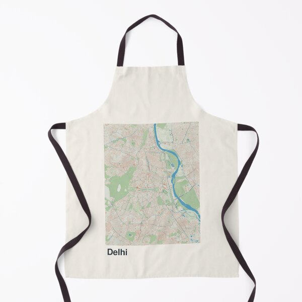 Item preview, Mapa minimalista de Delhi designed and sold by MapsNerd.