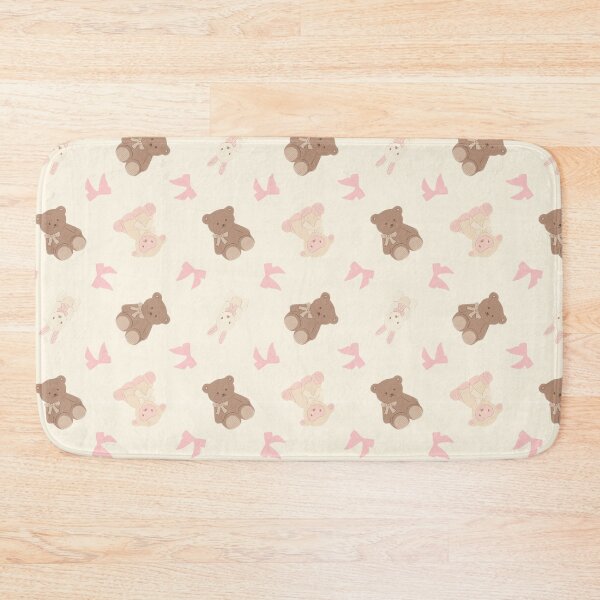 Item preview, Coquette Cute Plushies and Bows Pattern designed and sold by miawgigi.