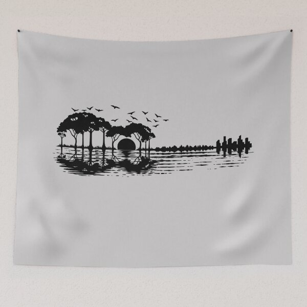 Item preview, Acoustic Guitar Tree by Lake  designed and sold by oldpussboss.
