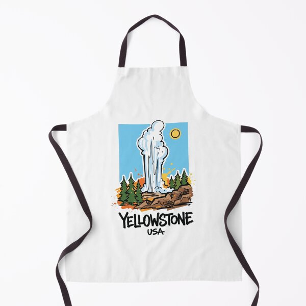 Item preview, Yellowstone Old Faithful Geyser USA Art designed and sold by Merch by Das Design Studio.