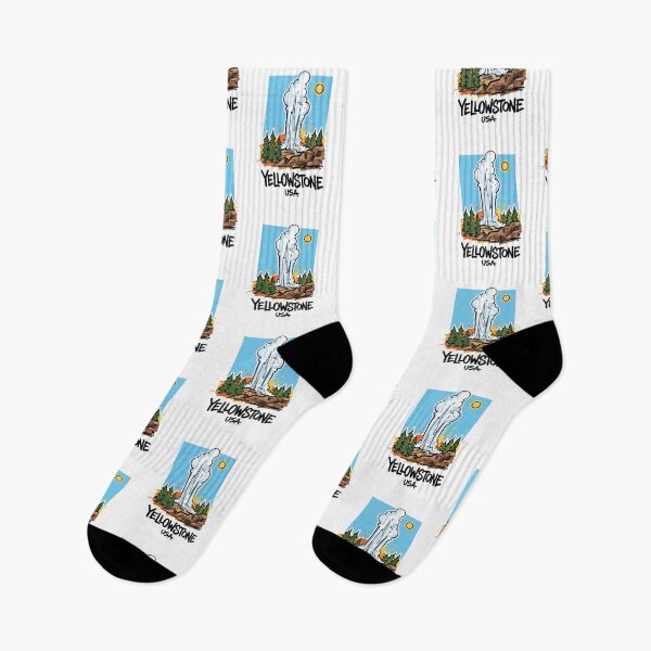 Item preview, Yellowstone Old Faithful Geyser USA Art designed and sold by Merch by Das Design Studio.