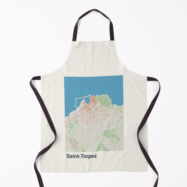 Item preview, Saint-Tropez Minimalistic Map Art designed and sold by MapsNerd.