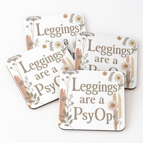 Item preview, Leggings Are A Psyop – Floral Vintage Aesthetic – Retro Humor T-Shirt designed and sold by CiKmerch.