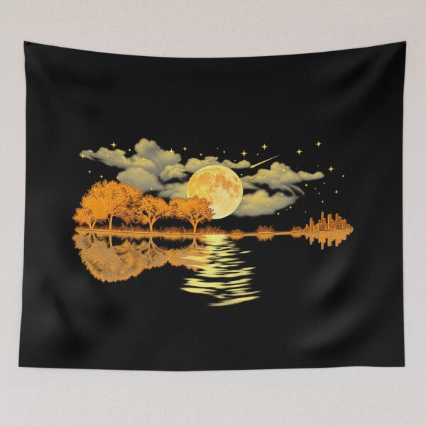 Item preview, Guitar Lake Reflections  designed and sold by oldpussboss.