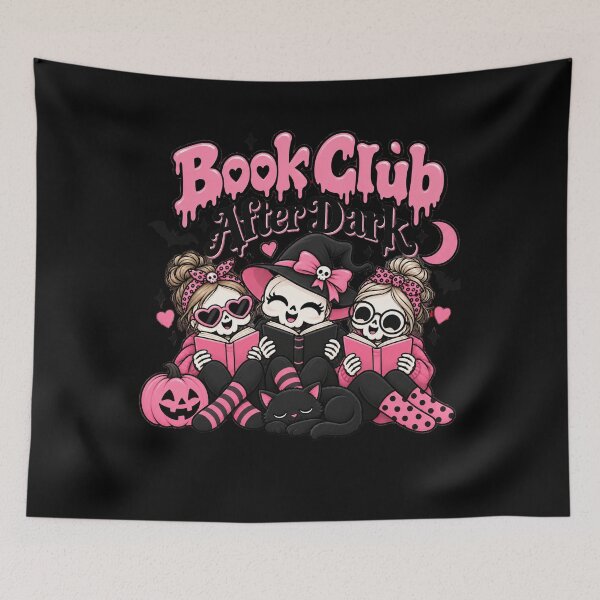 Item preview, Book Club After Dark Halloween Gift for Spooky Book Lovers designed and sold by Crystal-Tree.