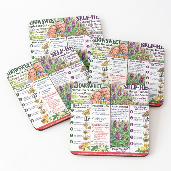 Item preview, Meadow-Sweet and Self-Heal Herbal Guide designed and sold by New Wave Artworks & Odds &Ends.