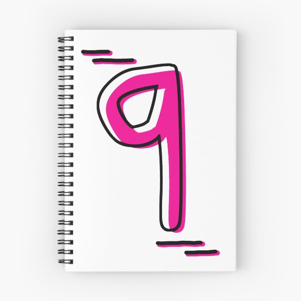 Item preview, Number 9 - Bold Pink Artistic Numeral Design designed and sold by Dyche Studio.