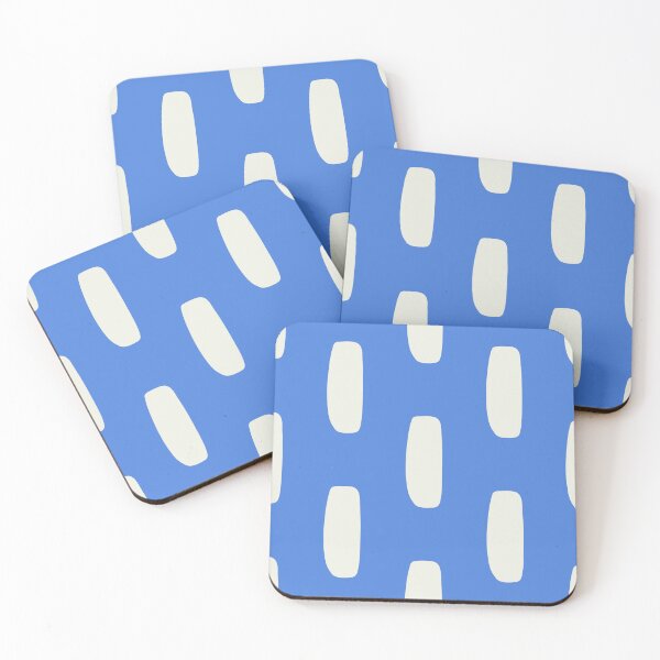 Item preview, Blue Abstract Organic Shapes Pattern designed and sold by jianina-alondra.