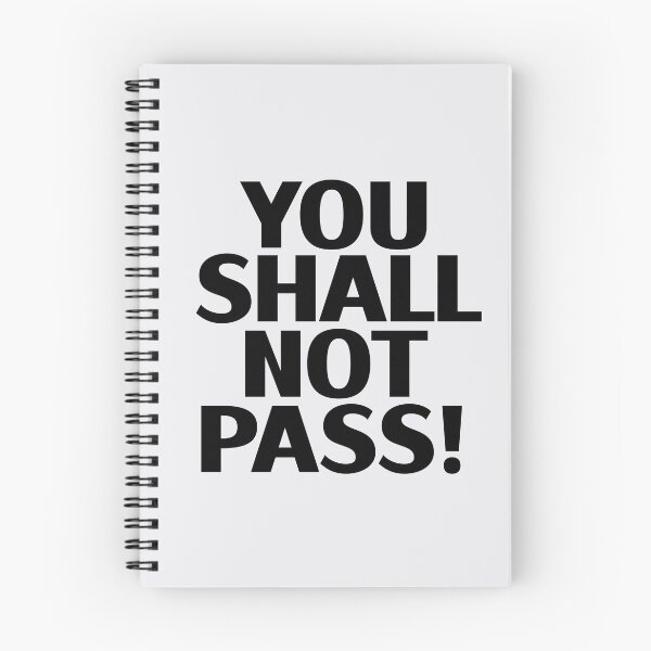 Item preview, Doodle You Shall Not Pass designed and sold by Izaa-aart.
