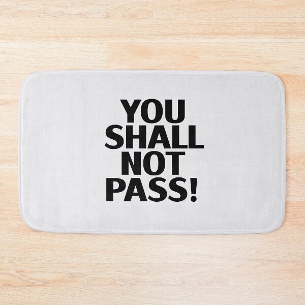 Item preview, Doodle You Shall Not Pass designed and sold by Izaa-aart.