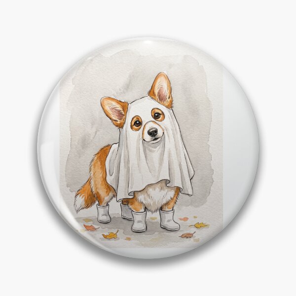 Item preview, Ghost Corgi Autumn designed and sold by Roy & Tiffany.
