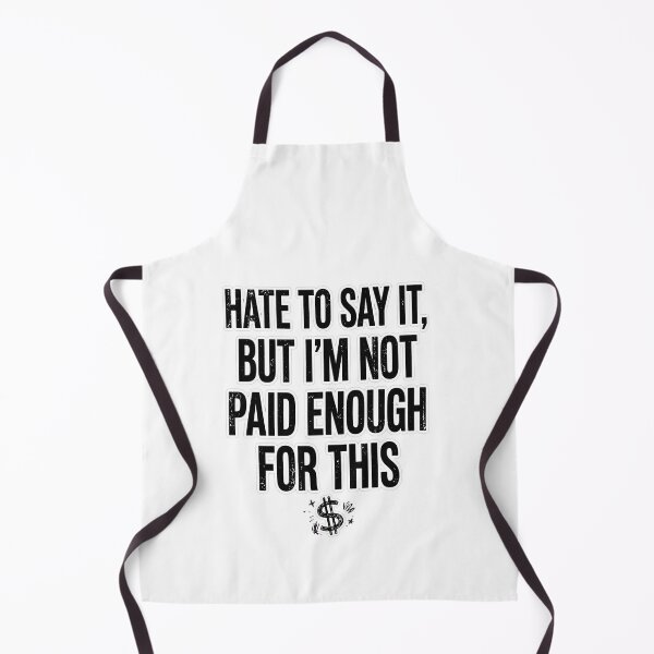 Aperçu de l'œuvre Funny Underpaid Coworker Sarcastic Work Shirt créée et vendue par Tininai.