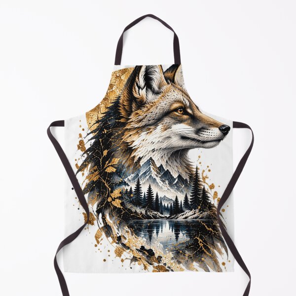Item preview, Fox at the Mountain Lake | Fox Alpine Lake Art | Norvian designed and sold by Norvian.